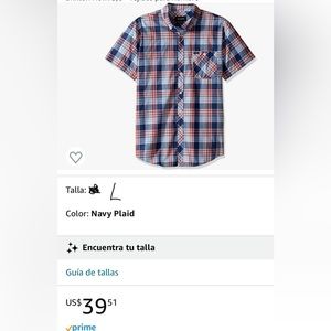 U.S POLO ASSN 1890 Camisa para hombre Size L